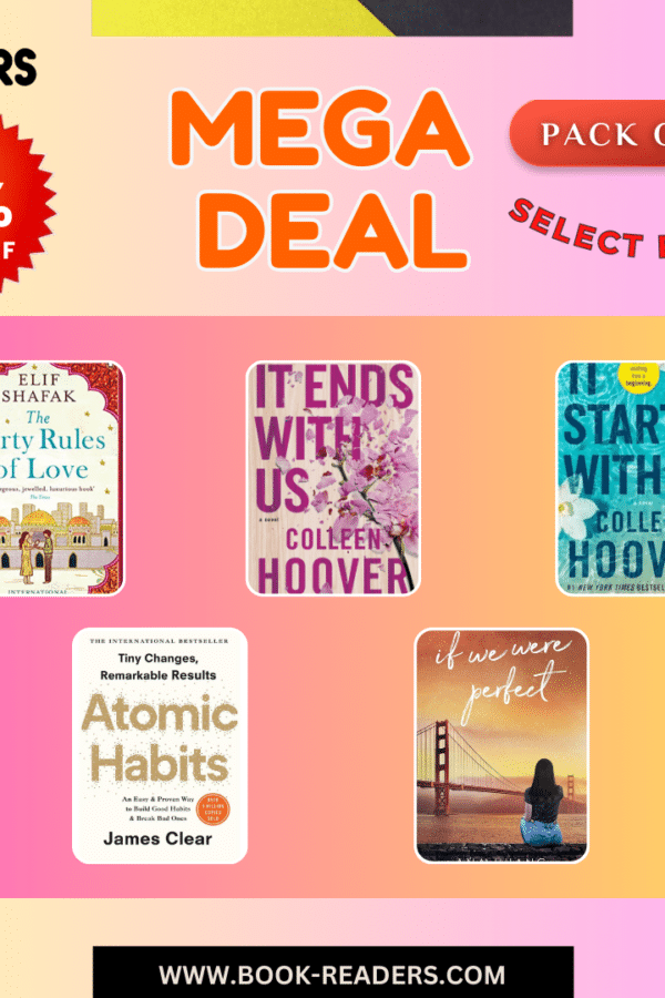 Pack of 3 # It Ends With Us | It Starts with Us | Forty rules of love | Atomic habits | If We Were Perfect